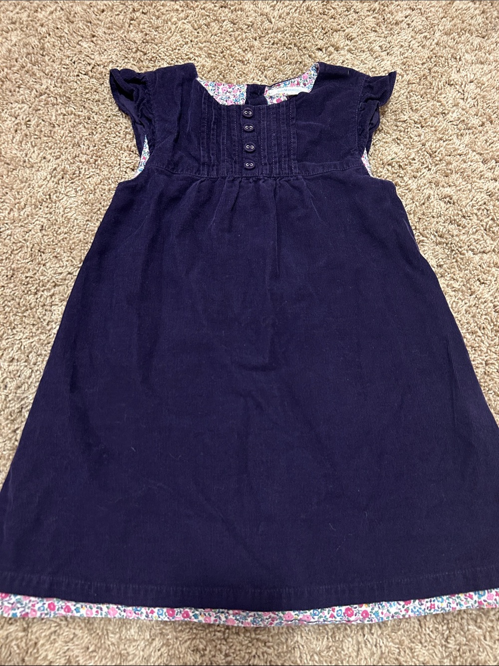 JoJo Maman Bebe Corduroy Dress Size 4-5